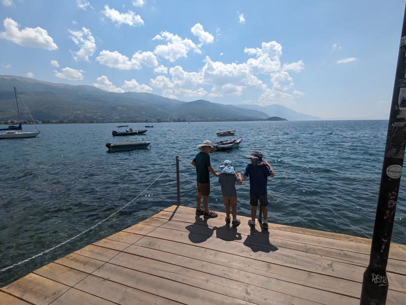 Looking out from the boardwalk
