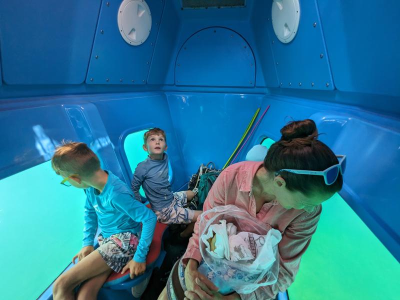 In the "semi"-submarine