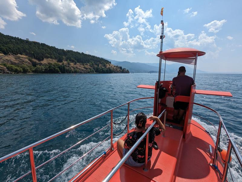 Atop the "semi"-submarine
