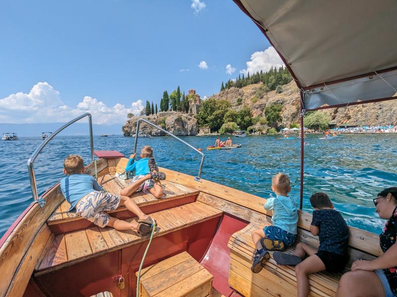 Water taxi to the beach