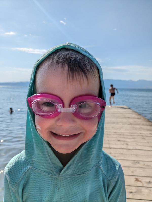 Refreshed and ready to swim