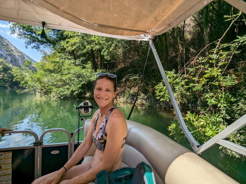 Ferry ride across the river.