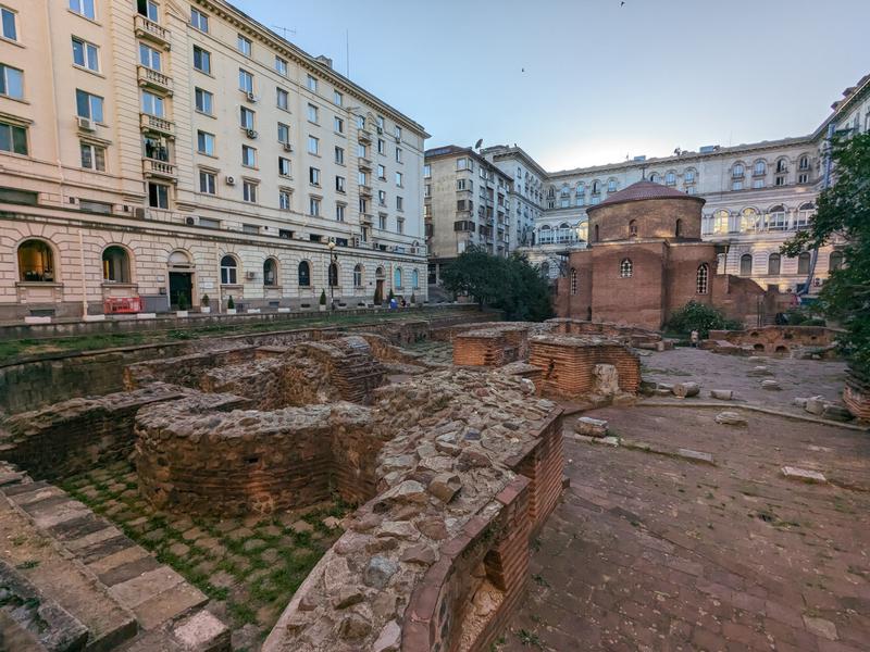 The old church -- it was a bath house, then a church, then a mosque, then a church...