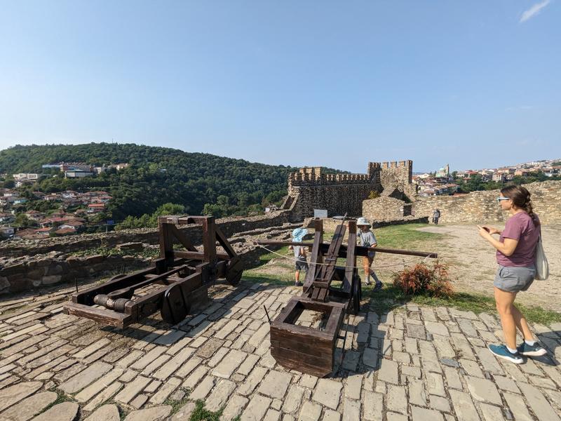 Scorpion and catapult