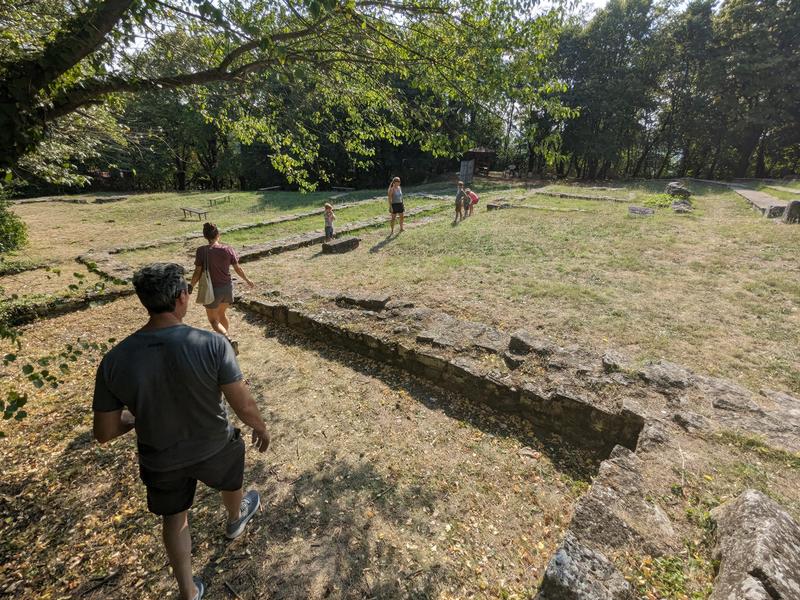 Walking amongst the ruins