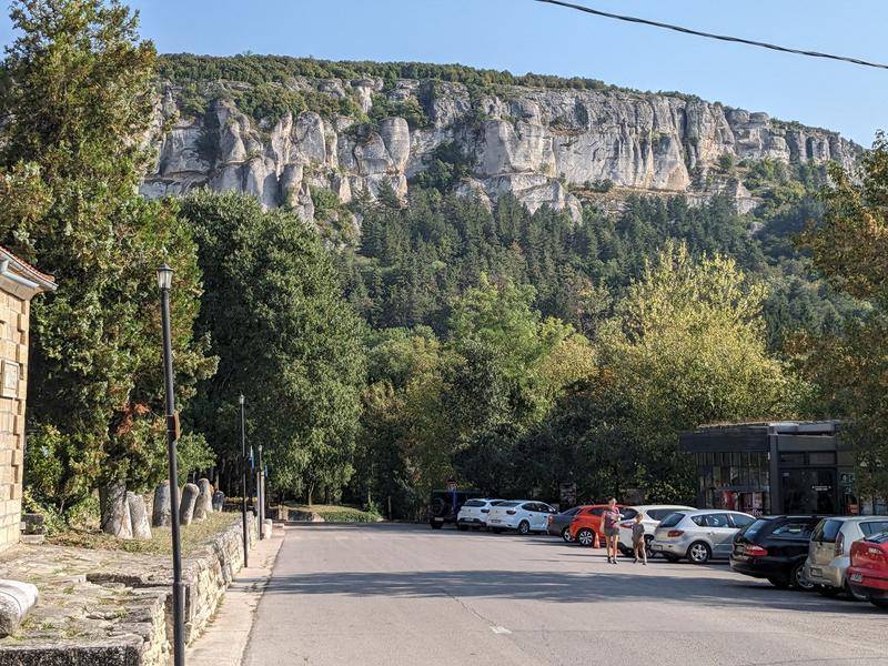 Old trails along the hill