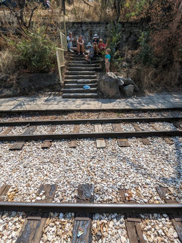 Lunch on the tracks